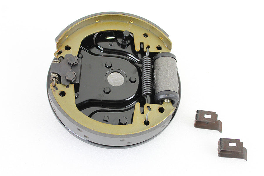 Rear Hydraulic Brake Backing Plate Kit Black 1958 / 1962 FL