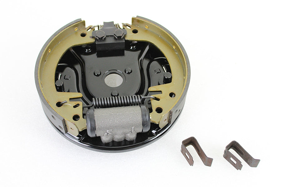 Rear Hydraulic Brake Backing Plate Kit Black 1958 / 1962 FL