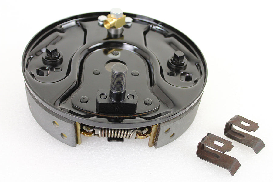 Rear Hydraulic Brake Backing Plate Kit Black 1958 / 1962 FL