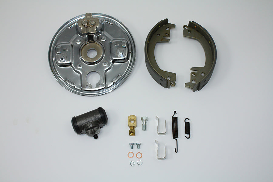 Rear Hydraulic Brake Backing Plate Kit Chrome 1963 / 1972 FL 1971 / 1972 FX