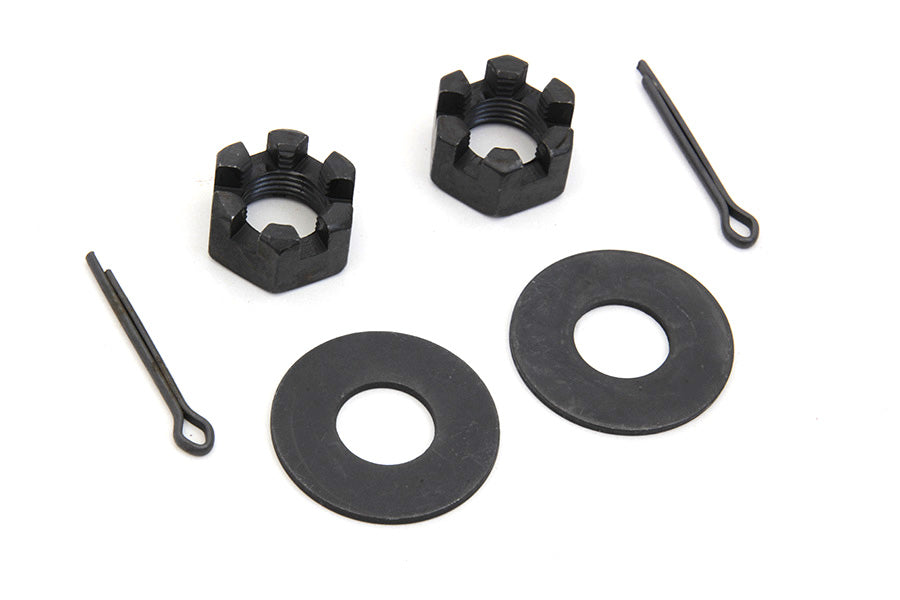 Rear Axle Nut and Lock Kit Parkerized 1932 / 1973 G