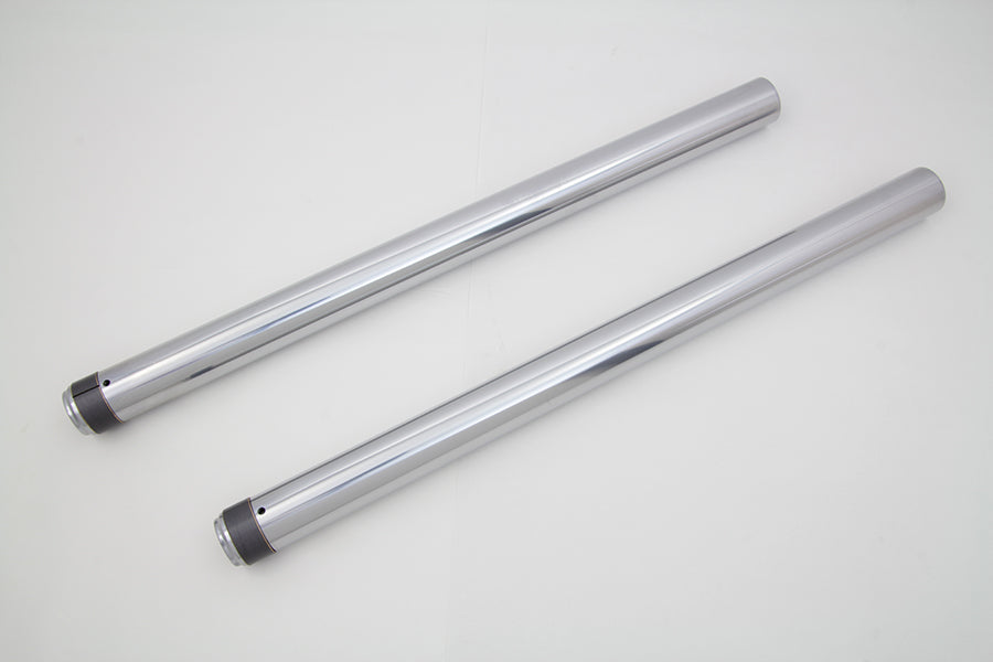 Hard Chrome Fork Tube Set Stock Length 1984 / 1999 FLT 1984 / 1999 FLHT 1984 / 1999 FXST 1984 / 1999 FXSTC 1986 / 1999 FLST 1986 / 1999 FLSTF 1986 / 1999 FLSTN 1993 / 1999 FXDWG 1985 / 1986 FXWG 41mm
