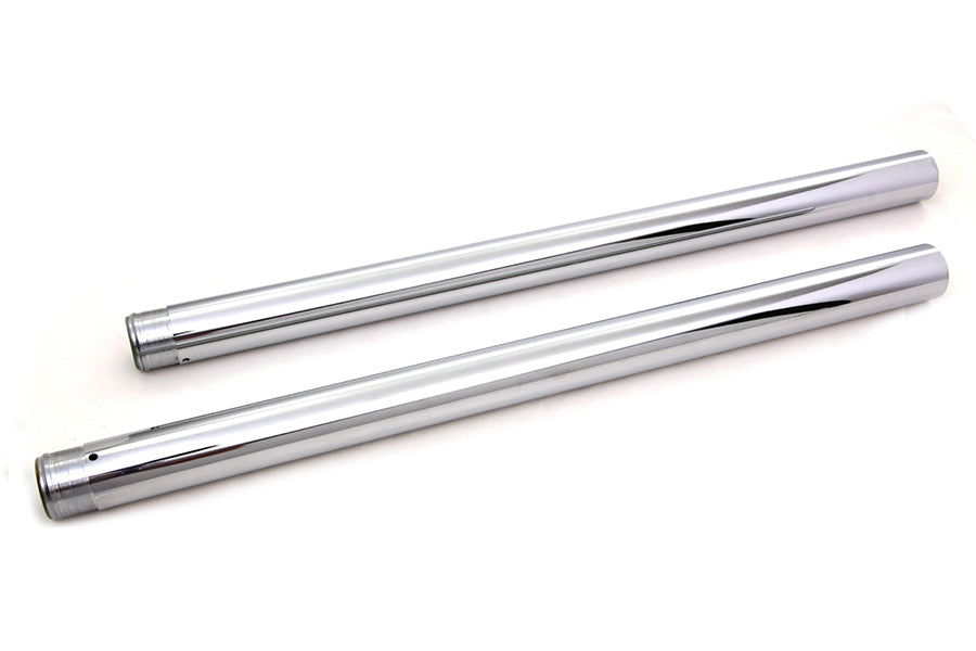 Chrome Fork Tube Set 2 Over Stock 1997 / 2013 FLT 1997 / 2013 FLHR 1997 / 2013 FLHT 2000 / 2017 FXST 2000 / 2017 FLST 2000 / 2005 FXDWG 41mm