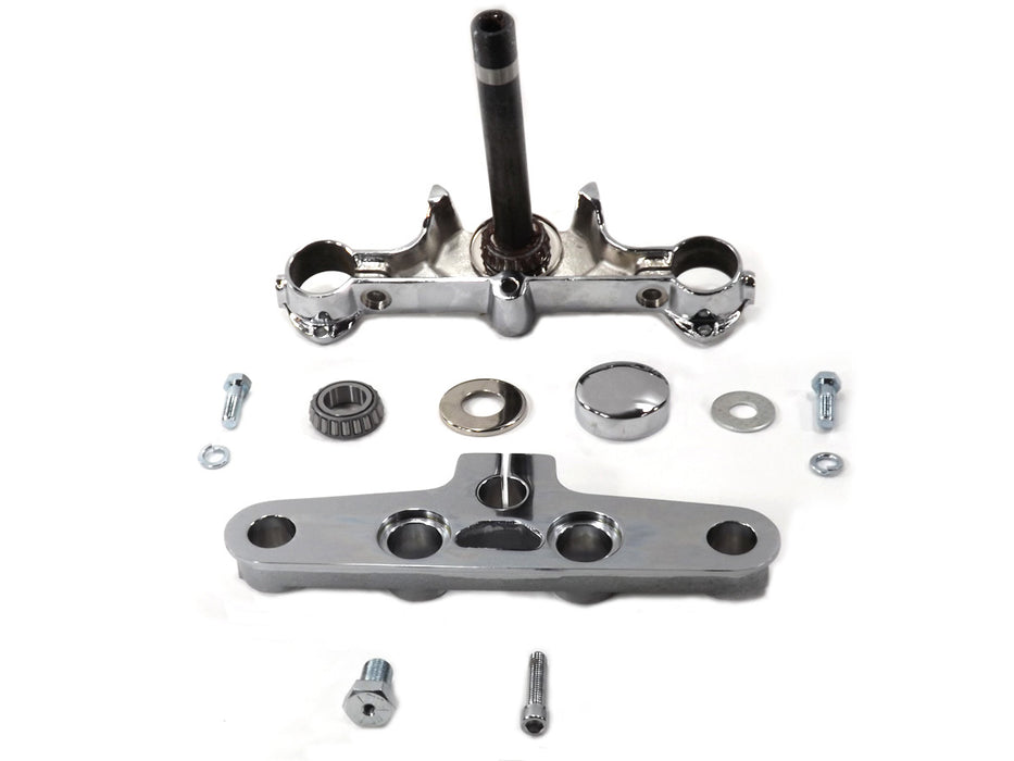 Replica Forged Steel Triple Tree Set Chrome 2000 / 2017 FLST