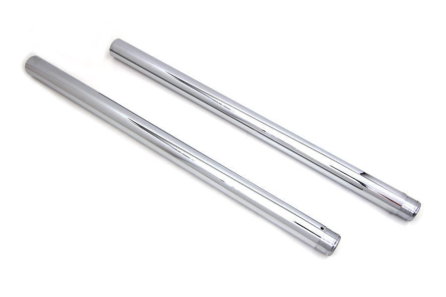 Chrome Fork Tube Set 4 Over Stock 1984 / 1996 FLT 1984 / 1996 FLHT 1984 / 1999 FXST 1984 / 1999 FXSTC 1986 / 1999 FLST 1986 / 1999 FLSTF 1986 / 1999 FLSTN 1993 / 1999 FXDWG 1985 / 1986 FXWG 41mm