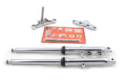 Fork Assembly with Chrome Sliders 1986 / 1999 FLST