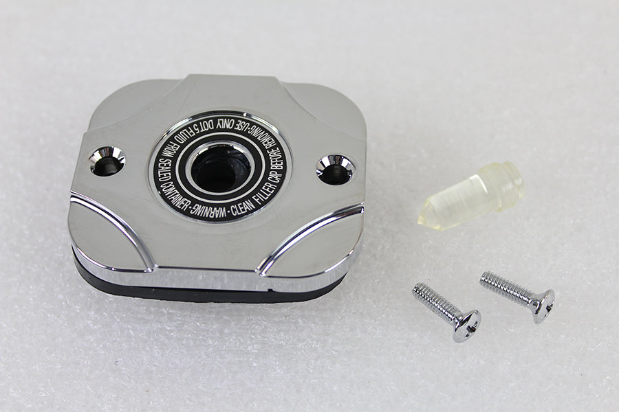 Handlebar Master Cylinder Cover Chrome 1996 / 2004 FLT 1996 / 2005 FXST 1996 / 2005 FLST 1996 / 2005 FXD 1996 / 2003 XL