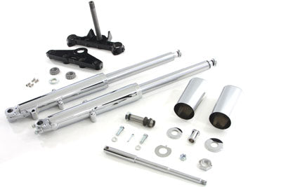 41mm Chrome Fork Assembly with Chrome Sliders 1960 / 1966 FL