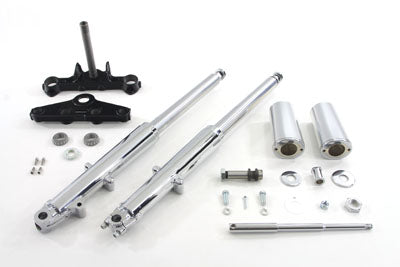 41mm Chrome Fork Assembly with Chrome Sliders 1960 / 1966 FL