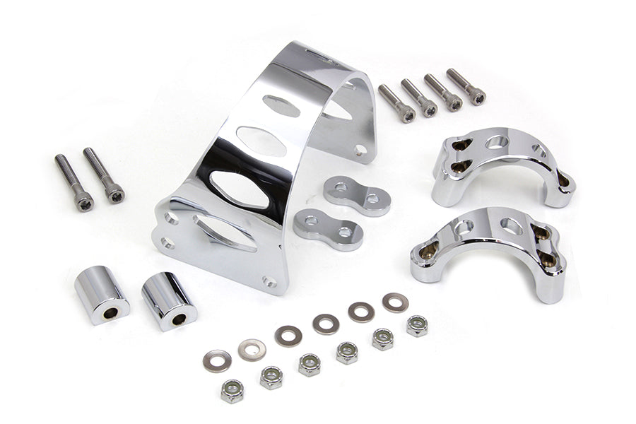 49mm Chrome Tomahawk Front Fork Brace 2006 / 2017 FXD