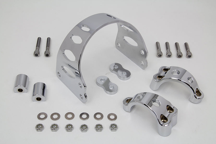 49mm Chrome Tomahawk Front Fork Brace 2006 / 2017 FXD