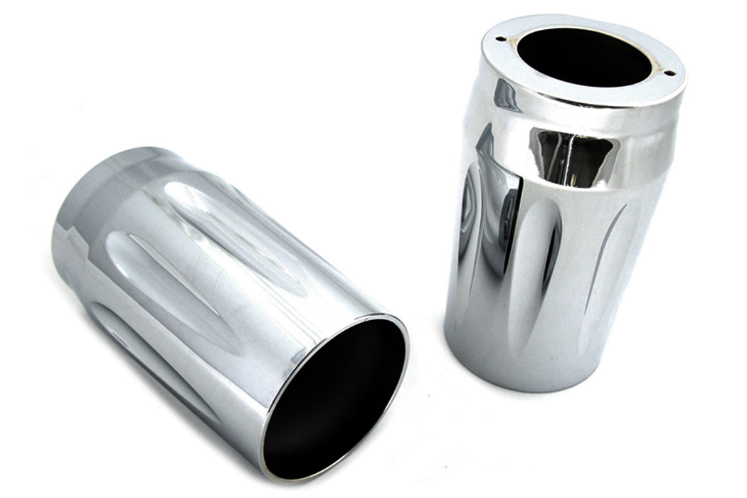 Chrome Fork Slider Cover Set 2014 / UP FLT