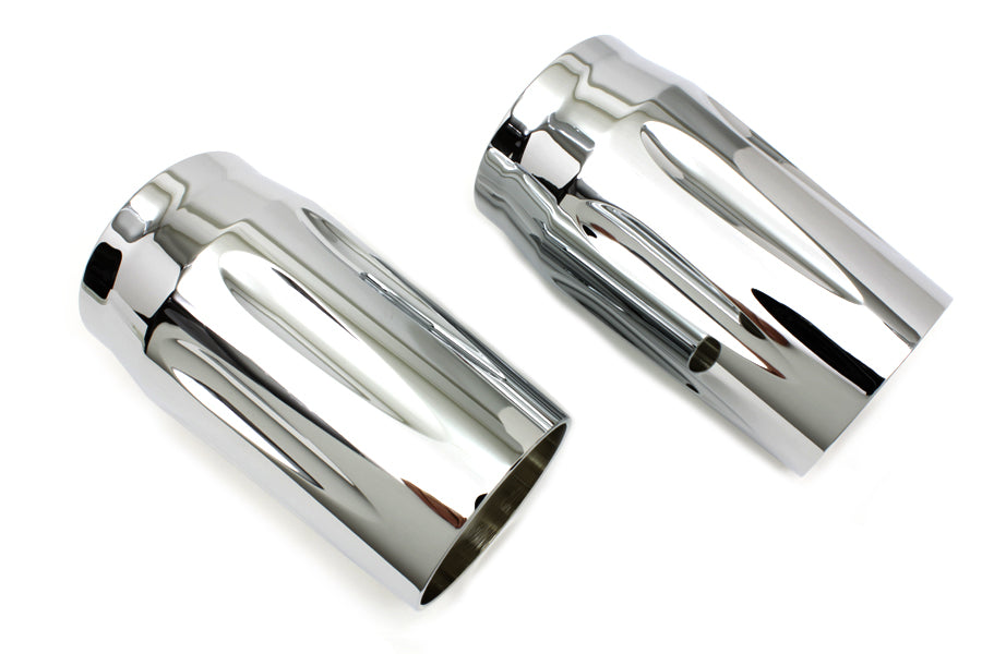 Chrome Fork Slider Cover Set 2014 / UP FLT