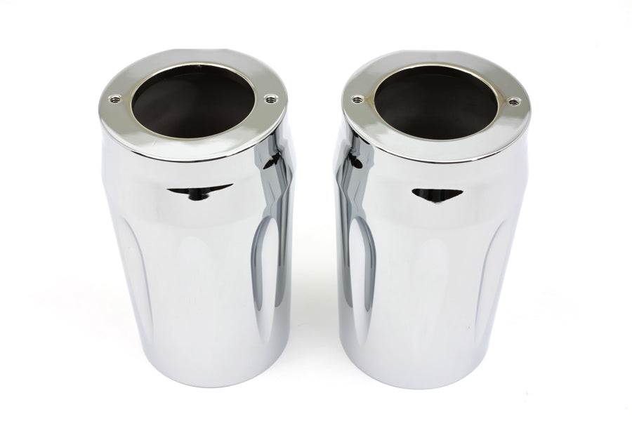Chrome Fork Slider Cover Set 2014 / UP FLT