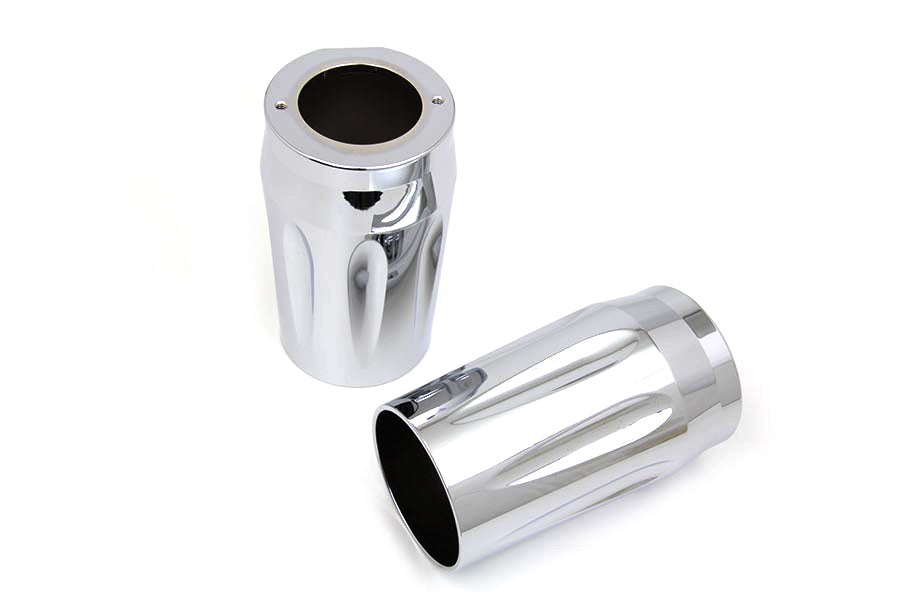 Chrome Fork Slider Cover Set 2014 / UP FLT