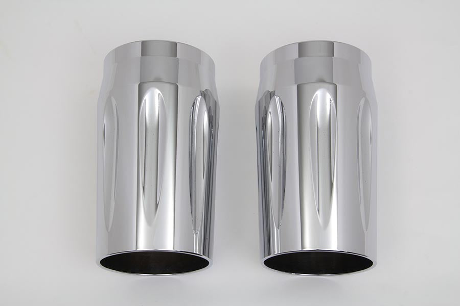 Chrome Fork Slider Cover Set 2014 / UP FLT