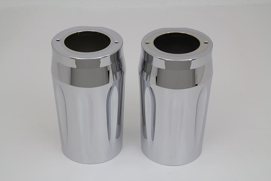 Chrome Fork Slider Cover Set 2014 / UP FLT