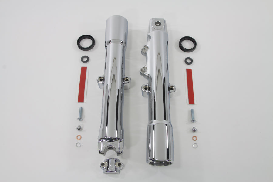 41mm Chrome Fork Slider Set 2007 / 2017 FLST 2007 / 2017 FLSTC 2007 / 2017 FLSTN 2008 / 2017 FLSTF 2008 / 2017 FLSTFB