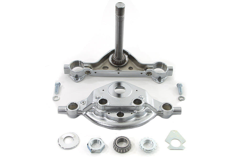 Replica Forged Steel Triple Tree Set Polished 2009 / 2013 FLT