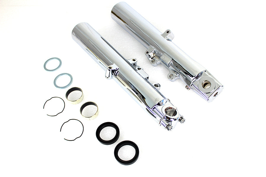 Chrome Lower Fork Slider Set 2000 / 2013 FLT