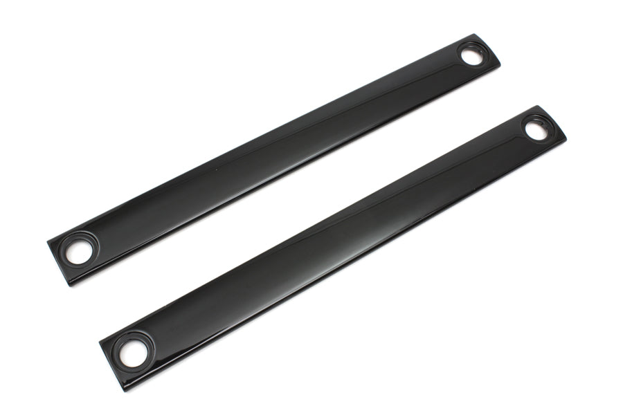 Black Triple Tree Cover Trim Strip Set 1986 / 2017 FLST