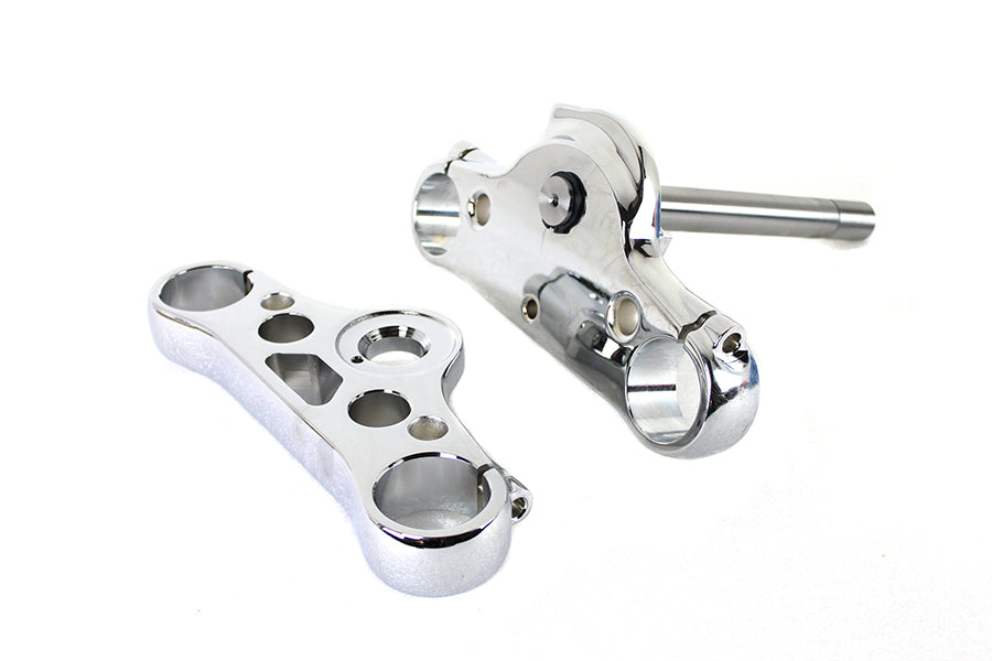 FXDWG 49mm Triple Tree Set Chrome 2006 / 2007 FXDWG