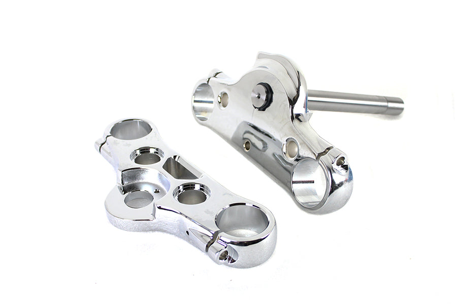 FXDWG 49mm Triple Tree Set Chrome 2006 / 2007 FXDWG