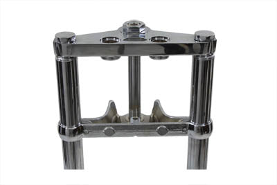 Fork Assembly with Polished Sliders 4 Over Stock 1984 / 1999 FXST