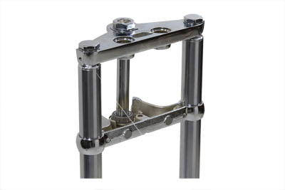 Fork Assembly with Chrome Sliders 6 Over Stock 1980 / 1983 FX