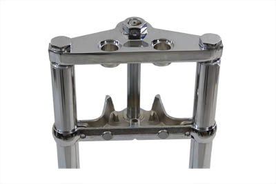 Fork Assembly with Chrome Sliders 6 Over Stock 1984 / 1999 FXST