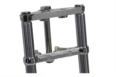 Fork Assembly with Chrome Sliders 12 Over Stock 1984 / 1999 FXST