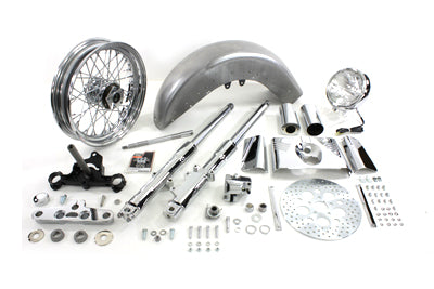 Fork Assembly with Chrome Sliders 1986 / 1999 FLST