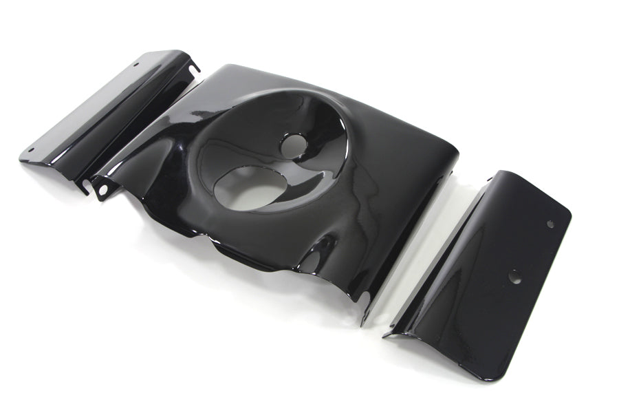 Fork Cover Kit Smooth Style Black 2000 / 2017 FLST