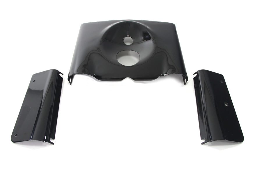 Fork Cover Kit Smooth Style Black 2000 / 2017 FLST