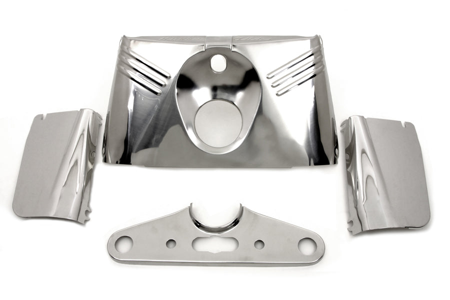 Replica Triple Tree Cover Kit Stainless Steel 1949 / 1959 FLH