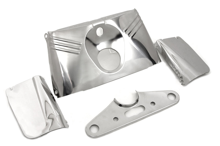 Replica Triple Tree Cover Kit Stainless Steel 1949 / 1959 FLH