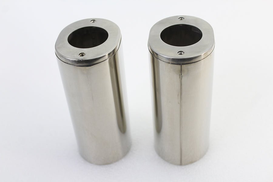 Fork Slider Cover Stainless Steel 1986 / 2017 FLST 1949 / 1984 FL 1980 / 2013 FLT 1980 / 2013 FLT