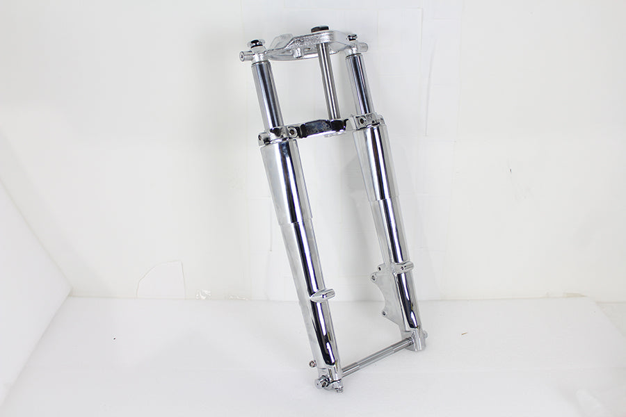 Fork Assembly with Chrome Sliders 1984 / UP FLT