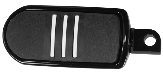 Speed-Line Footpegs Black All Models With Male Mounts Black Footpeg Pans