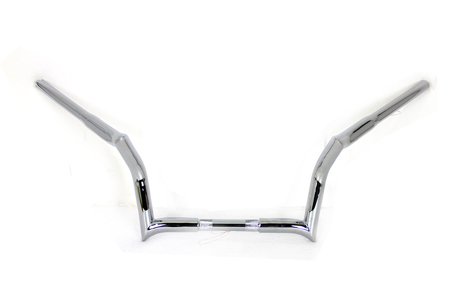 10" Z-Bar Handlebar without Indents Chrome 1986 / 2013 FLT 1982 / UP FLHX