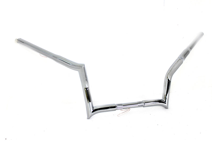 10" Z-Bar Handlebar without Indents Chrome 1986 / 2013 FLT 1982 / UP FLHX