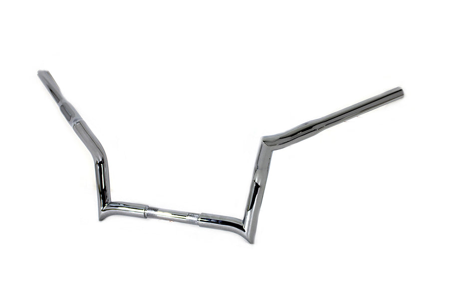 10" Z-Bar Handlebar without Indents Chrome 1986 / 2013 FLT 1982 / UP FLHX