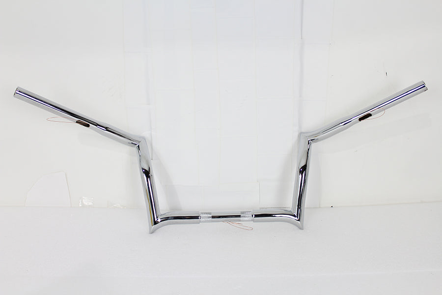 10" Z-Bar Handlebar without Indents Chrome 1986 / 2013 FLT 1982 / UP FLHX