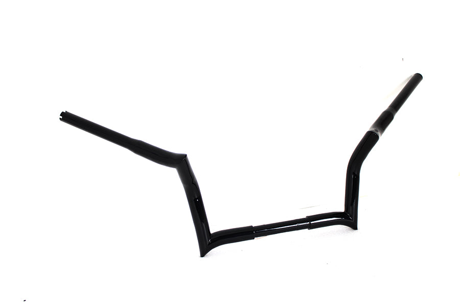 10" Z-Bar Handlebar without Indents Black 1986 / 2013 FLT 1982 / UP FLHX