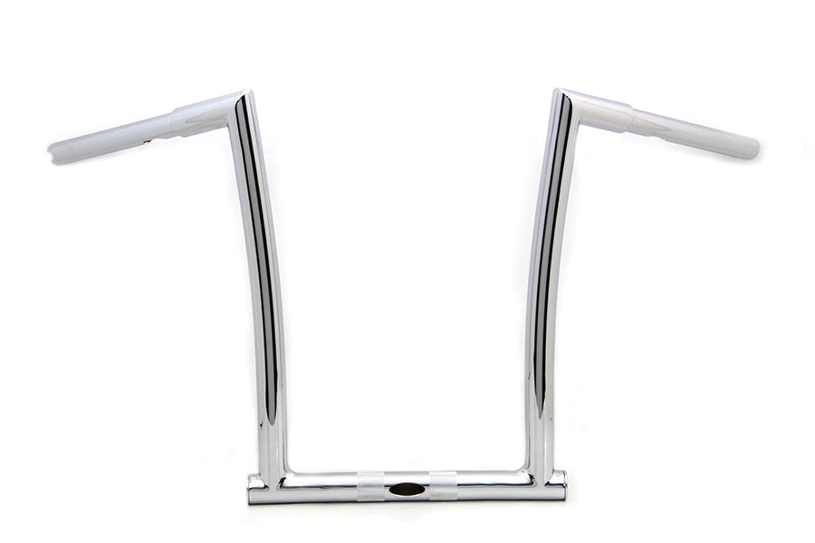 14" Chrome ChiZeled Z-Bar Handlebar with Indents 2015 / UP FLTR