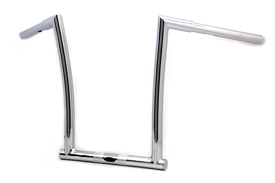 14" Chrome ChiZeled Z-Bar Handlebar with Indents 2015 / UP FLTR