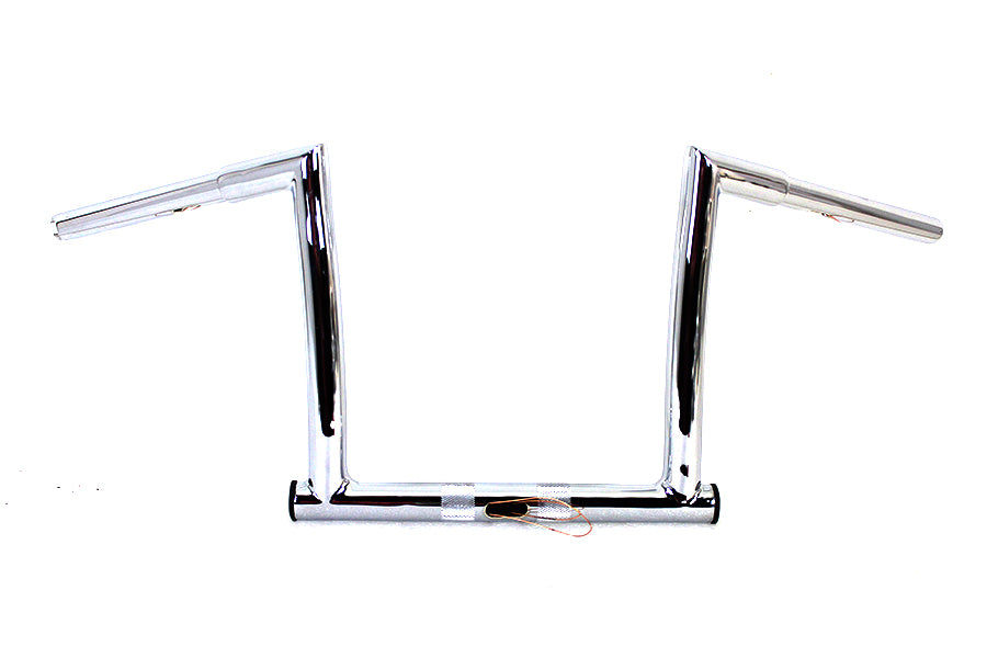12" Chrome ChiZeled Z-Bar Handlebar with Indents 2015 / UP FLTR