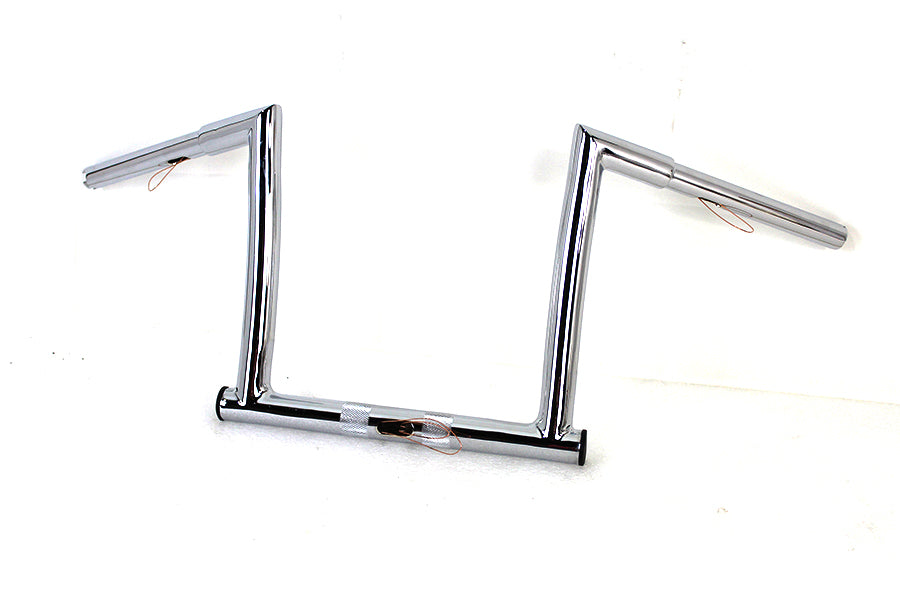 12" Chrome ChiZeled Z-Bar Handlebar with Indents 2015 / UP FLTR