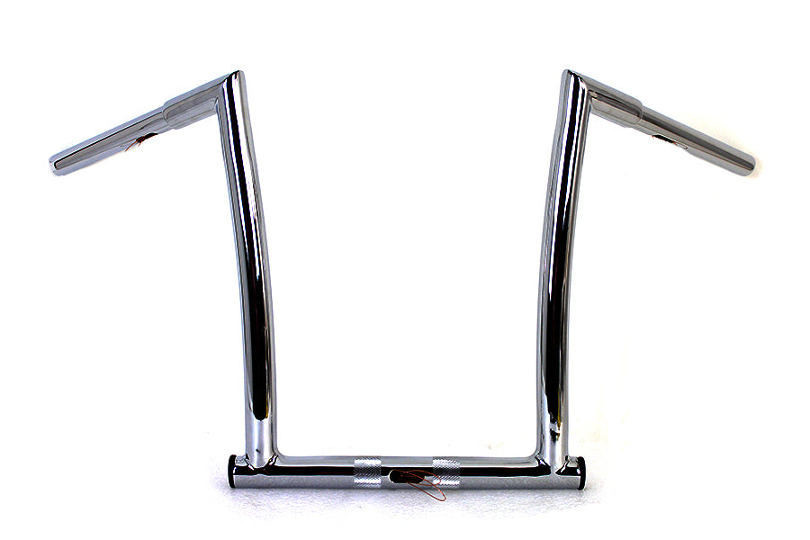 16" Chrome ChiZeled Z-Bar Handlebar with Indents 2015 / UP FLTR