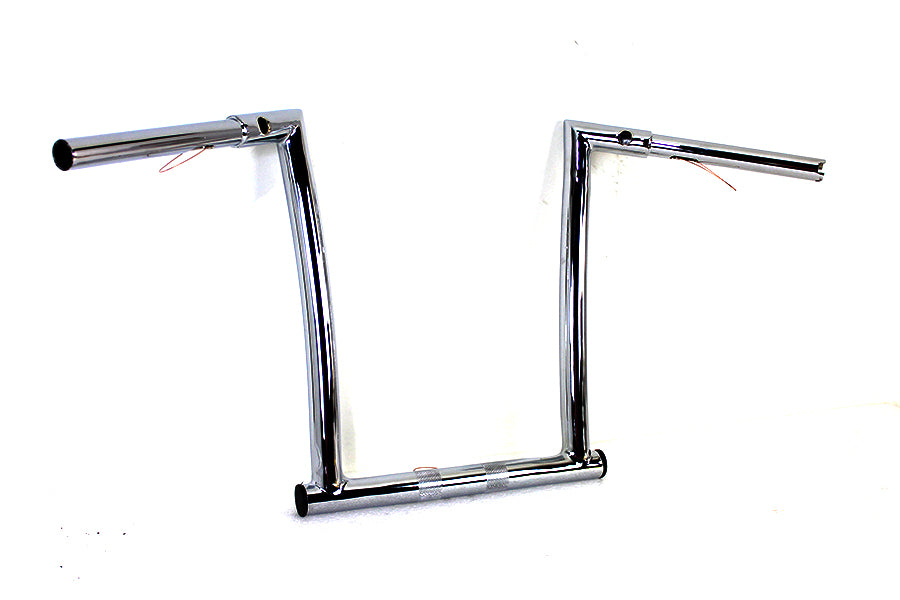 16" Chrome ChiZeled Z-Bar Handlebar with Indents 2015 / UP FLTR
